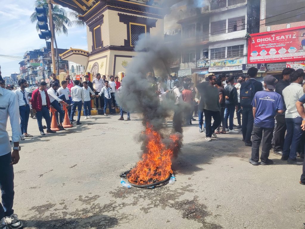 Hari Khetan 12 Student Protest Birgunj 2082 (13)