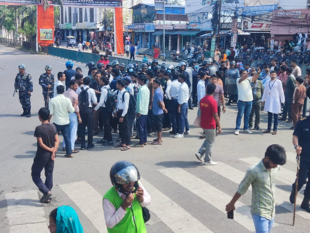 Hari Khetan 12 Student Protest Birgunj 2082 (24)