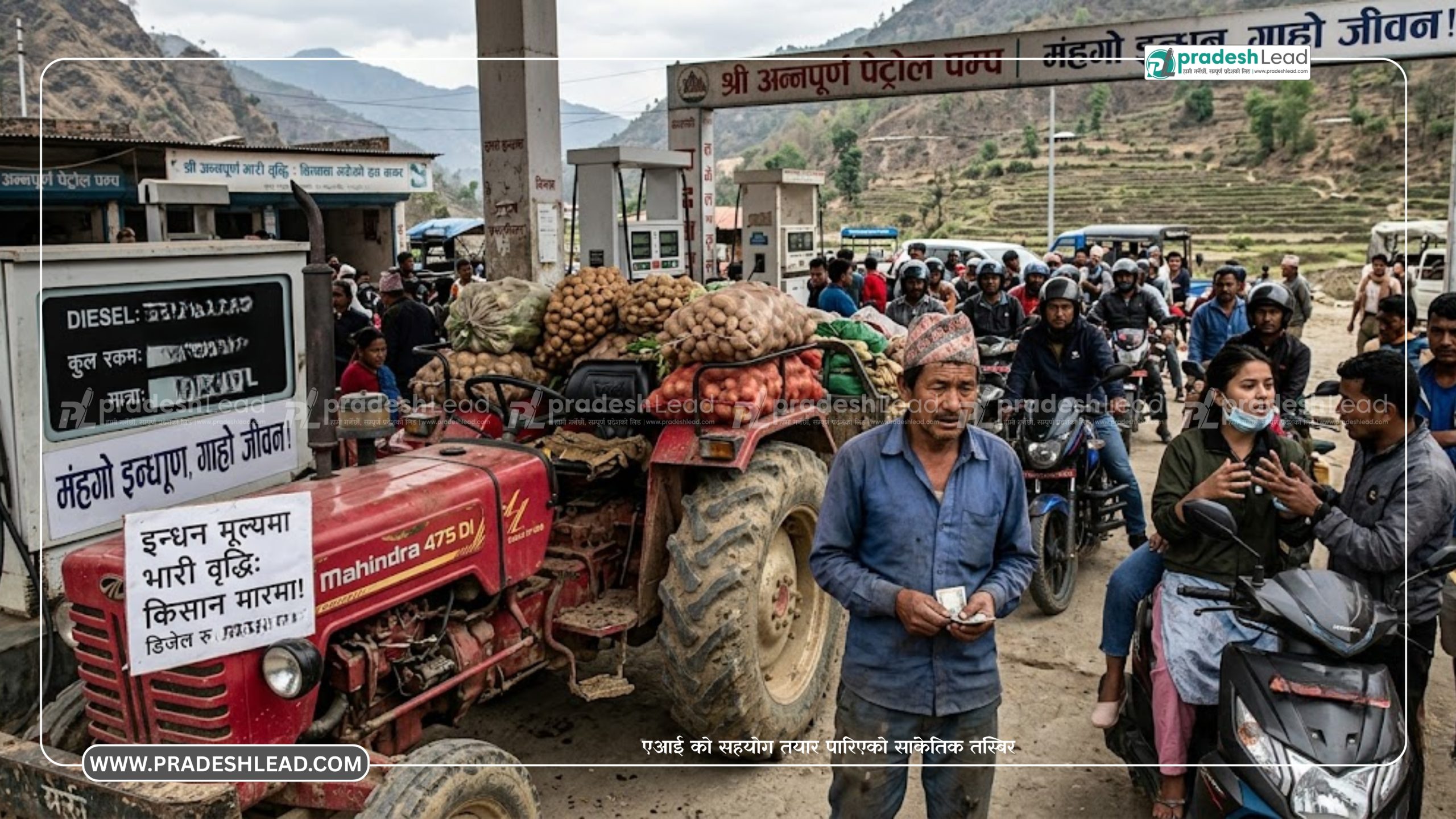 इन्धन मूल्यमा भारी वृद्धि, आमजनता र कृषक मारमा