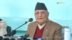 निर्वाचनपछि पहिलो पटक झापा पुगे एमाले अध्यक्ष ओली