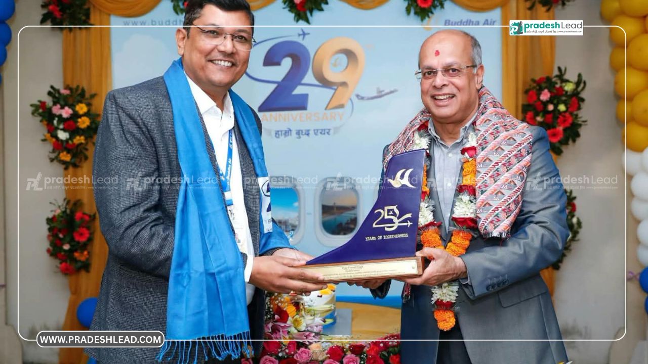 २५ वर्षको इमानदारी र समर्पण : बुद्ध एयरका विजयप्रसाद सिंह सम्मानित
